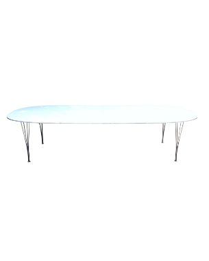 Superellipse` extending dining table: Image 2