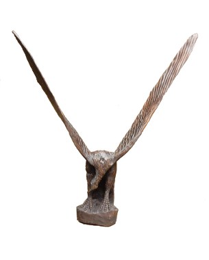 An American carved wood Eagle