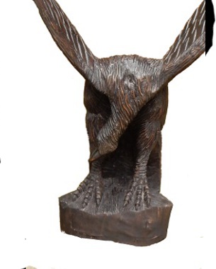 An American carved wood Eagle: Image 2