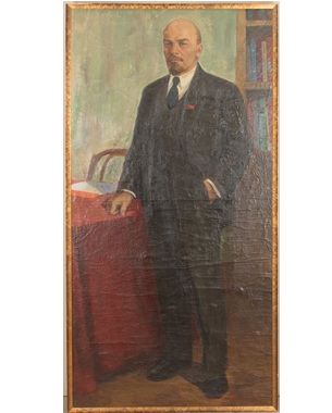 A            Mid-20th Century Portrait of Lenin