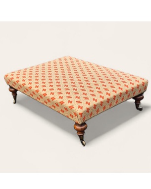 A              Victorian composite oak ottoman/stool