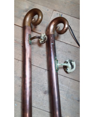 A very attractive pair of copper hand rails: Image 2