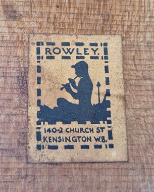 1920s painted table by Rowley Gallery: Image 3