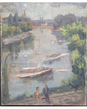 Pleasure Boats by Florence F Jackman (1892-?)