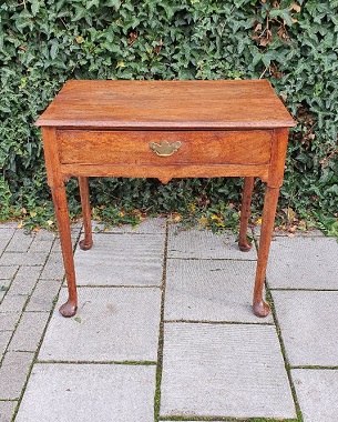 A  George II walnut side table