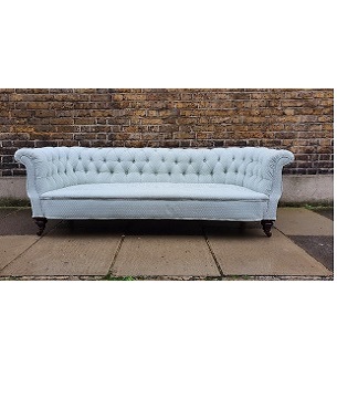 An  Edwardian chesterfield sofa