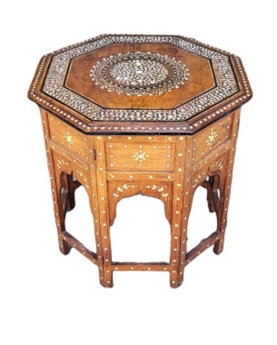 A   Hoshiarpur octagonal table