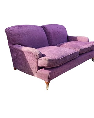 A    large two-seater sofa