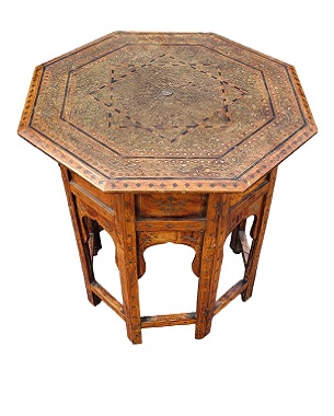 A    Anglo-Indian 'Hoshiarpur' octagonal table