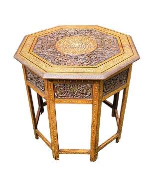 A    large Anglo-Indian Hoshiarpur table: Image 1