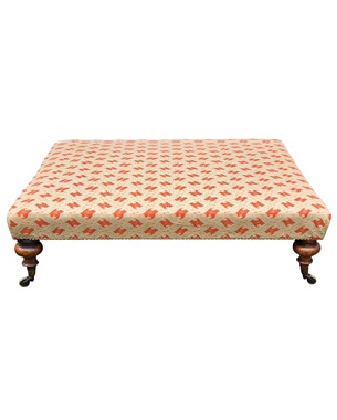 A              Victorian composite oak ottoman/stool: Image 2