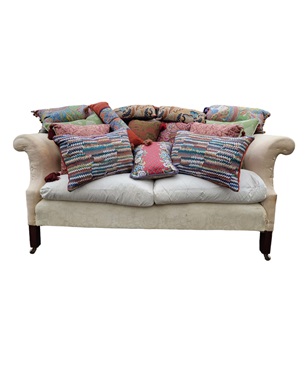 A           Howard & Son two seater sofa: Image 1