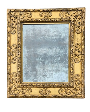 A            Florentine giltwood mirror