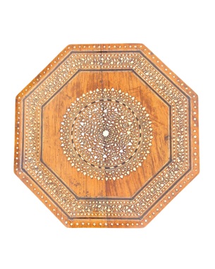 A            'Hoshiarpur' octagonal table: Image 2