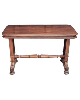 a           early Victorian mahogany metamorphic 3 tier whatnot: Image 2