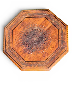 A                  Hoshiarpur octagonal table: Image 2