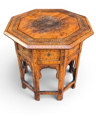 A                  Hoshiarpur octagonal table