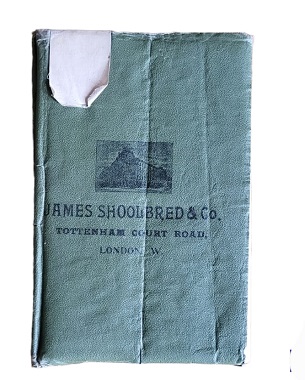 a    very rare fabric sample book by James Shoolbred: Image 1