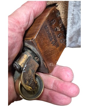 A          Edwardian Howard & Son Club chair: Image 2